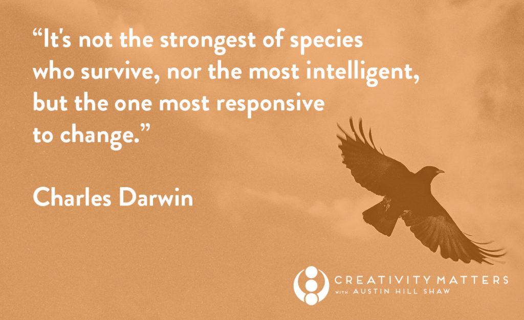 Charles Darwin on Change Quote